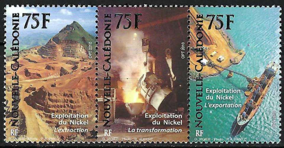 Nouvelle-Calédonie - 2010 - Y & T n° 1107 à 1109 - MNH