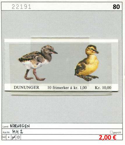 Norvège 1980  - Michel carnet 2 - ** neuf mnh - 
