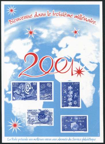 France 2001 - Entier postaux selon scan - 