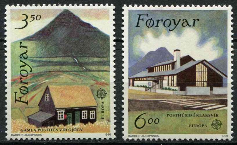 FEROE 1990 NEUF** MNH N° 192 193 europa