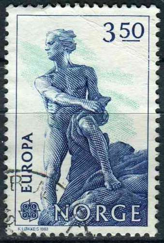 NORVEGE 1983 OBLITERE N° 842 europa