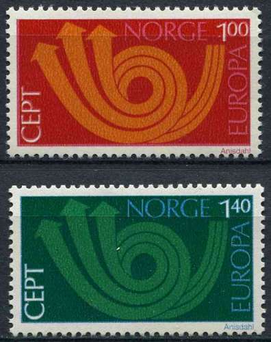 NORVEGE 1973 NEUF** MNH N° 616 617 europa