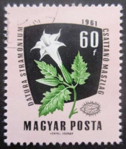 HONGRIE N°1472 Datura oblitéré 
