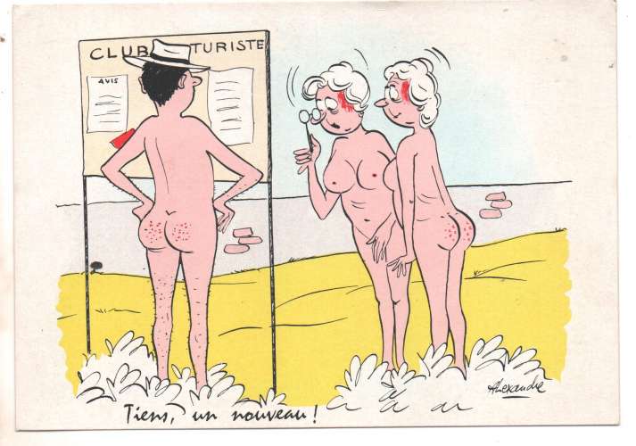 cpm Tiens , un nouveau !...... par Alexandre