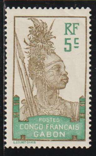 GABON 1910 -  Y&T N° 36