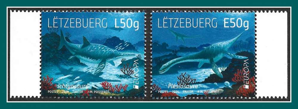 Luxembourg ** MNH EUROPA 2024 Faune marine