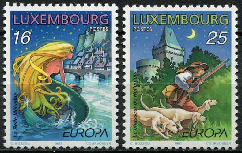 LUXEMBOURG 1997 NEUF** MNH N° 1368 1369 europa