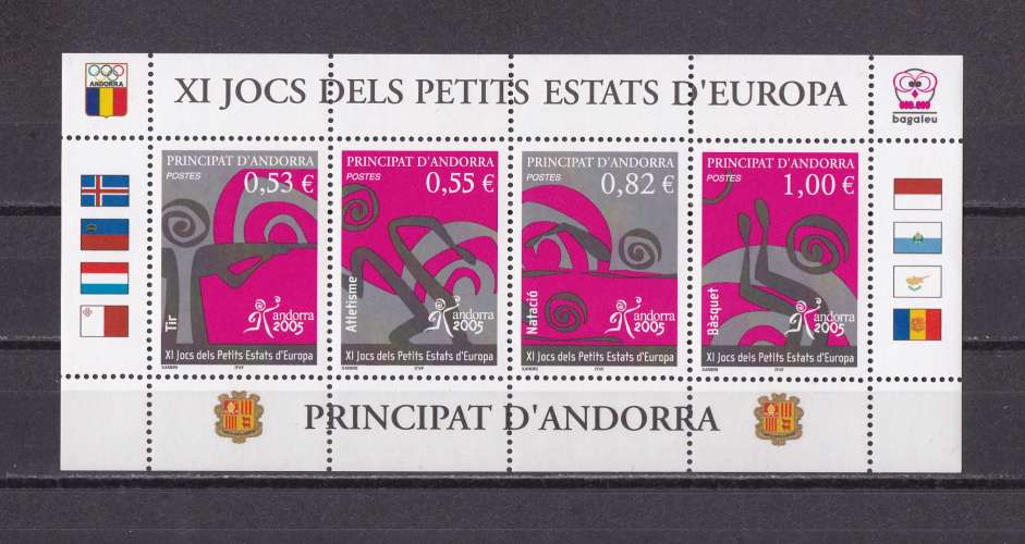 ANDORRE   YT   n° 609/612    neuf **   2005
