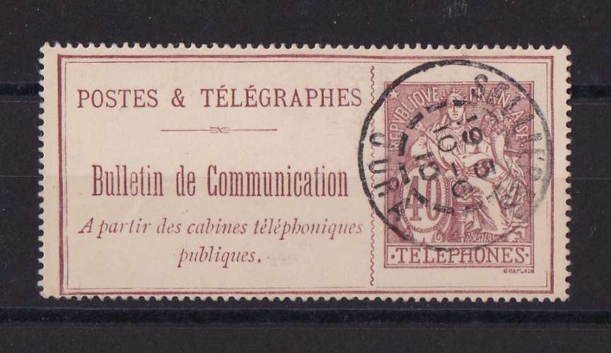FRANCE   YT Télégraphes n° 26    oblitéré   1900