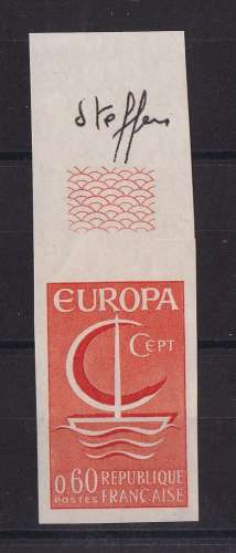 FRANCE   YT  Essais couleurs n° 1491   neuf **    1966  