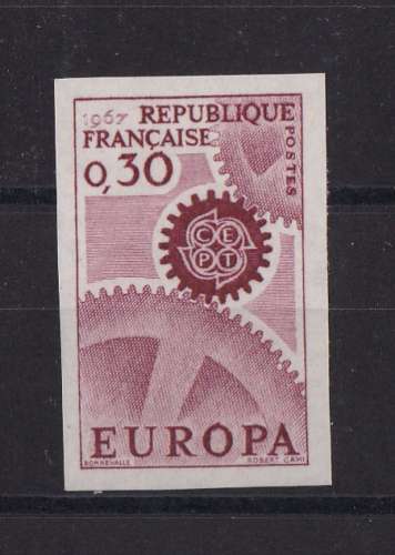 FRANCE   YT  Essais couleurs n° 1521   neuf **    1967  