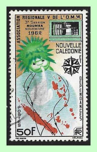 Nouvelle Calédonie N° 306 Obl. Météo 1962