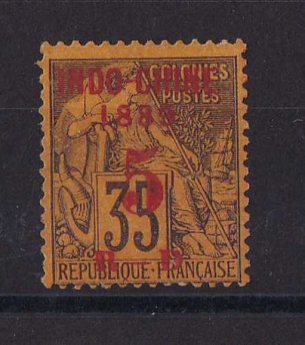 INDOCHINE   Y/T   n° 1    neuf *   1889
