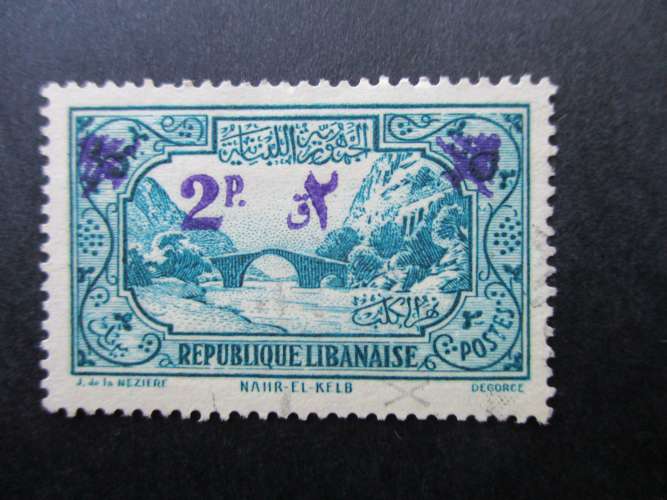 Grand Liban y & t 181 obl 1943