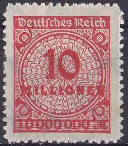 ALLEMAGNE REICH 1923 NEUF* charnière N° 299
