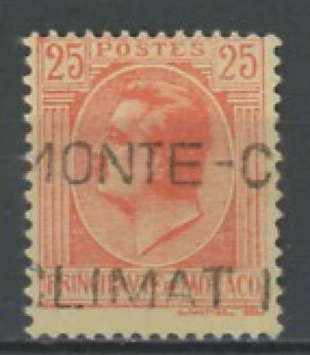 MONACO oblitéré N ° 82
