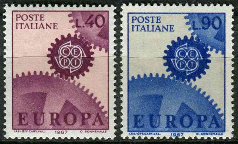 ITALIE 1967 NEUF** MNH N° 968 969 europa