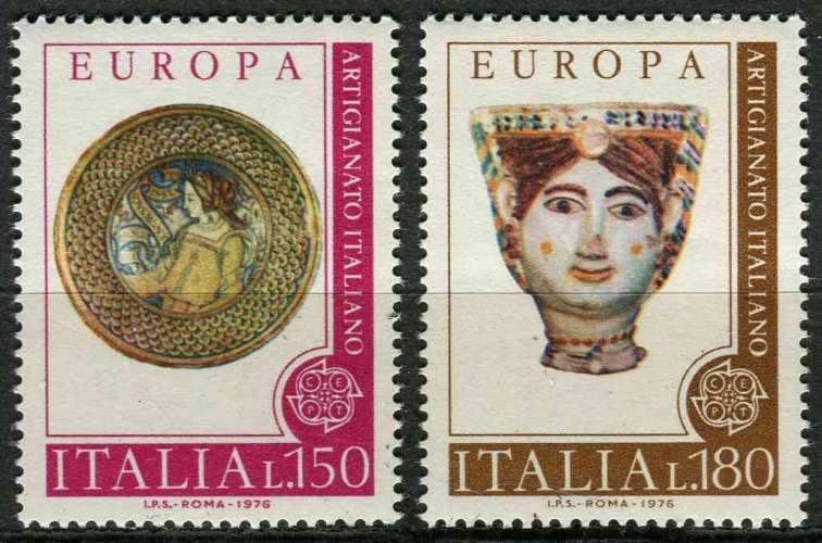 ITALIE 1976 NEUF** MNH N° 1262 1263 europa
