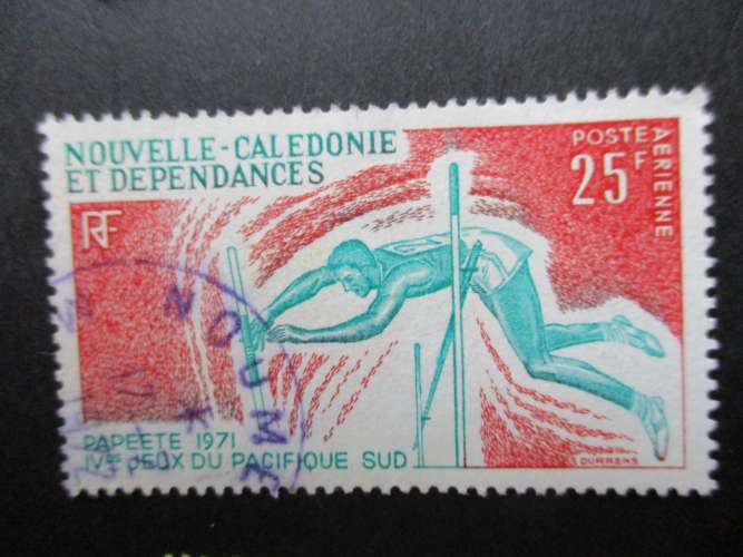 Nouvelle -Calédonie y & t poste aérienne 122 obl 1971