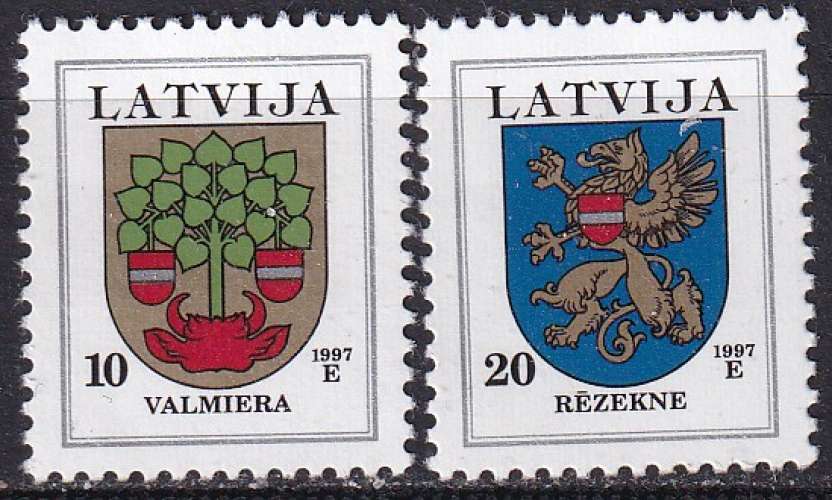 lettonie ... n° 424/425  neufs** - 1997