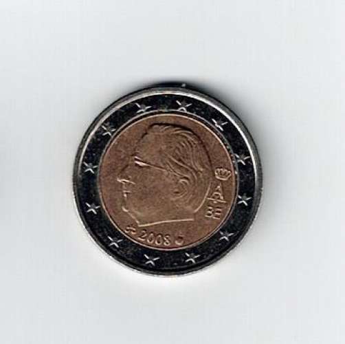 BELGIQUE  2008 - PIÈCE DE 2 EURO. 