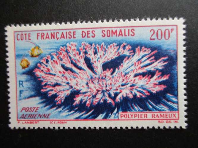 Cot des somalis y & t poste aérienne 36 ** 1963