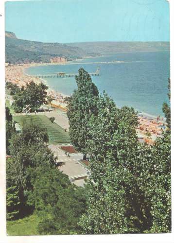 cpm Bulgarie  Zlatni Piassatzi ( timbrée )