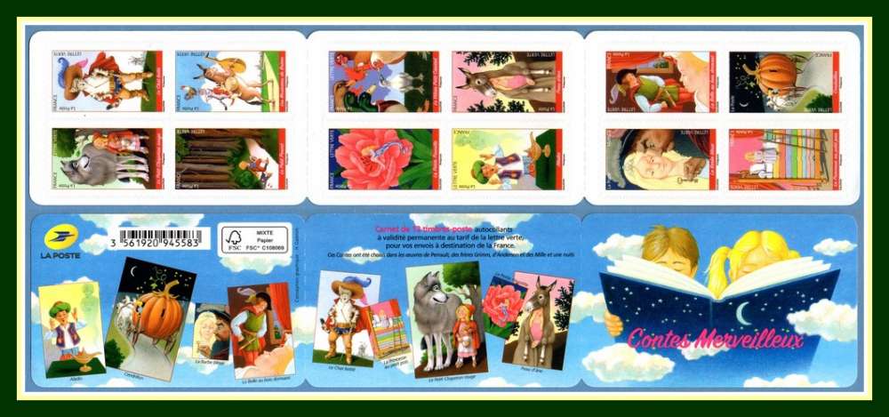 Carnet LV Contes Merveilleux 2021 ** MNH