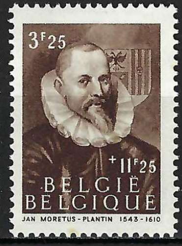 Belgique - 1944 - Y & T n° 668 - MH