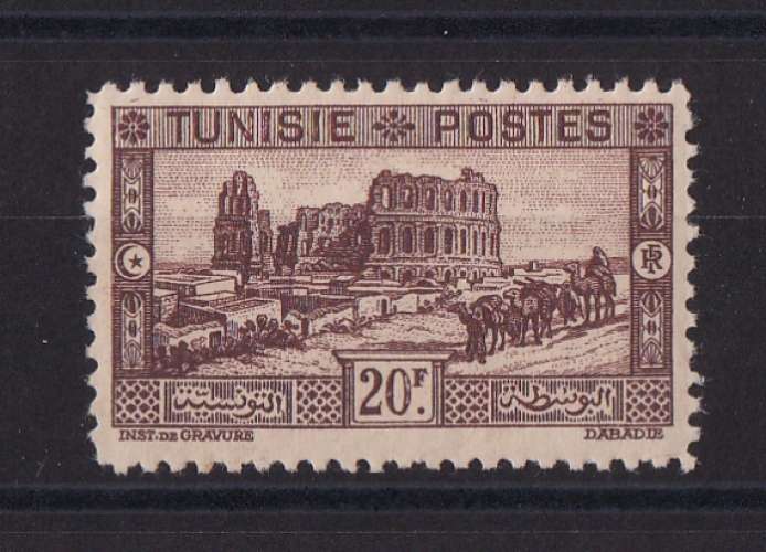 TUNISIE  Y/T   n° 180   neuf **   1931