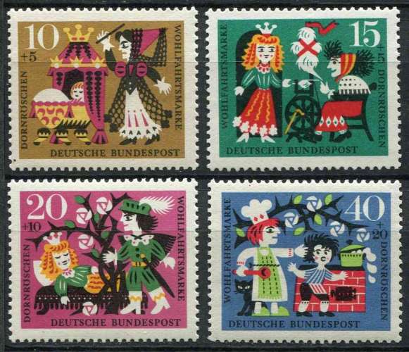 ALLEMAGNE RFA 1964 NEUF** MNH N° 315 à 318