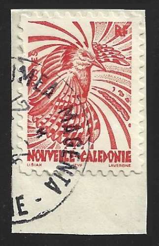 Nouvelle Calédonie  N° 748 Obl. / Frag., Cagou (type zz ADH sans valeur indiquée: 70F) 1998 Oiseau