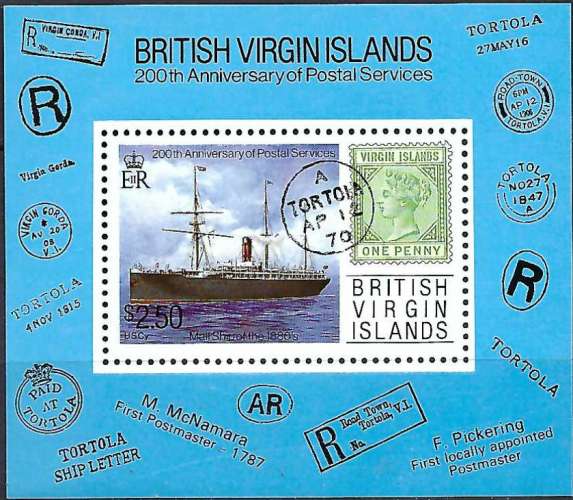 Vierges - 1987 - Y & T n° 46 Blocs & feuillets - MNH