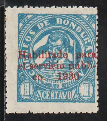 HONDURAS 1930 -  Y&T N° 221**