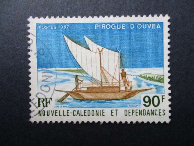Nouvelle -Calédonie y & t  536 obl 1987
