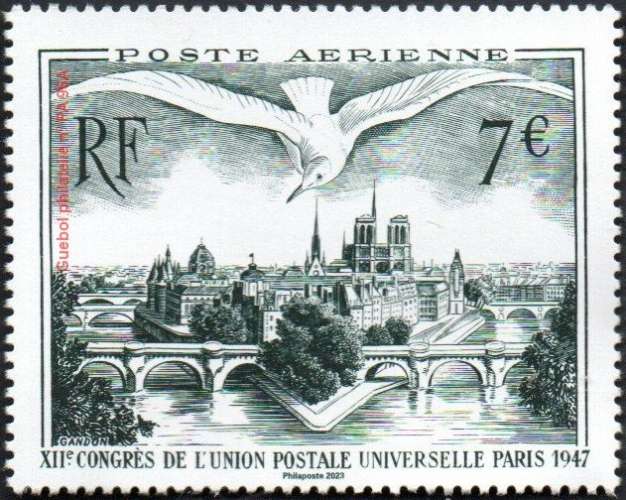 France n° PA 96A ** Poste aérienne - Ponts de Paris, UPU