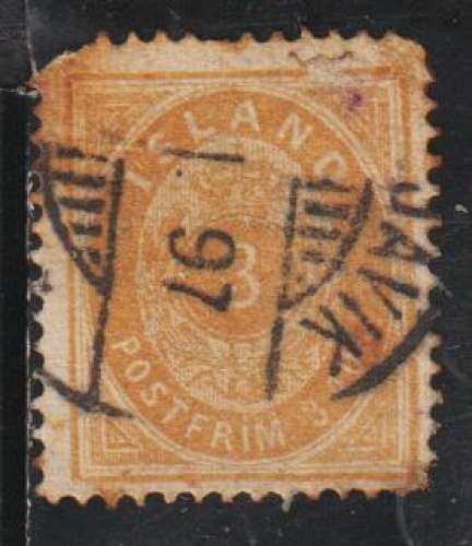 ISLANDE 1882 -  Y&T N° 12