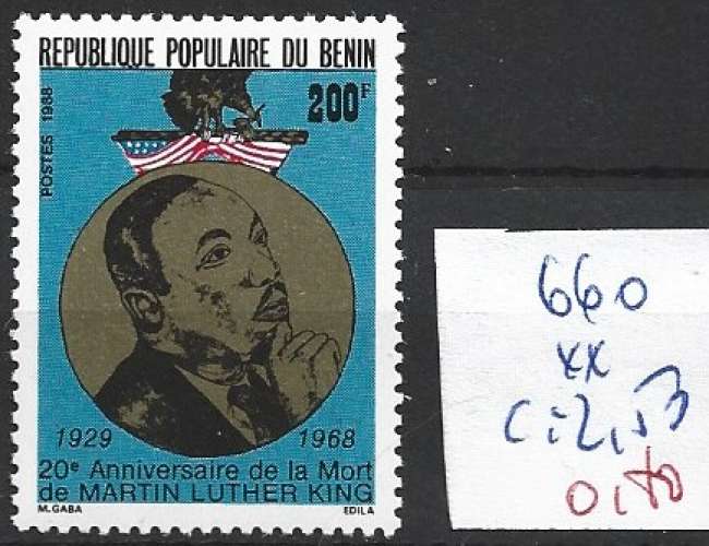 BENIN 660 ** côte 2.50 € 
