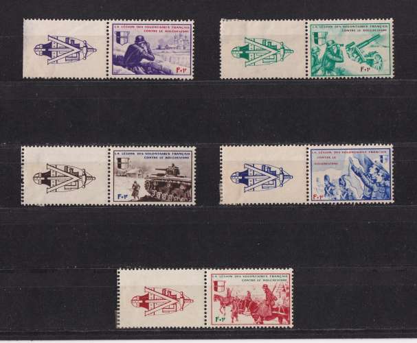 FRANCE  YT   LVF n° 6/10   neuf **/*   1942