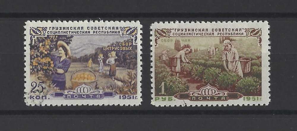 RUSSIE  Y/T   n° 1551/1552    neuf *   1951