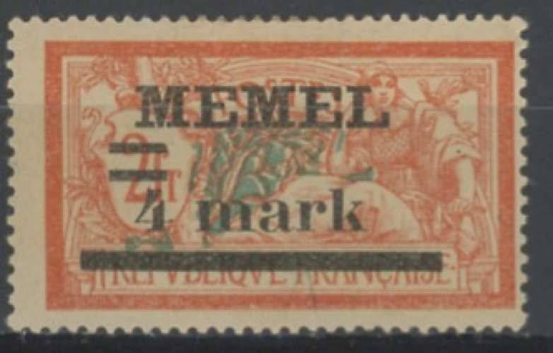 MEMEL  neuf *  N° 31   trace de charnière