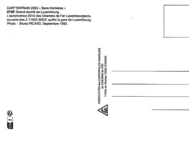 ACACF SF 07 - Automotrice Z 2015 (type Z 2) quittant la gare de LUXEMBOURG - CFL