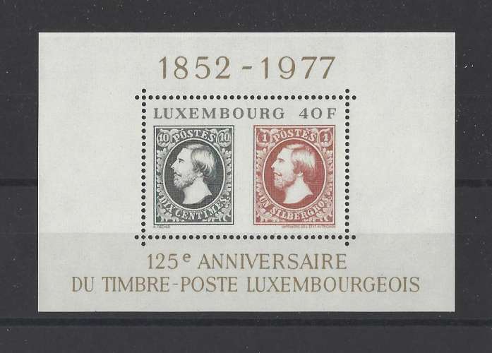 LUXEMBOURG  Y/T  Bloc n° 10   neuf **    1977