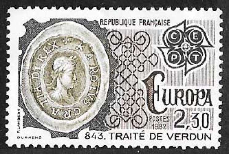 France 1982 - Y&T 2208 Neuf * sans gomme - Europa