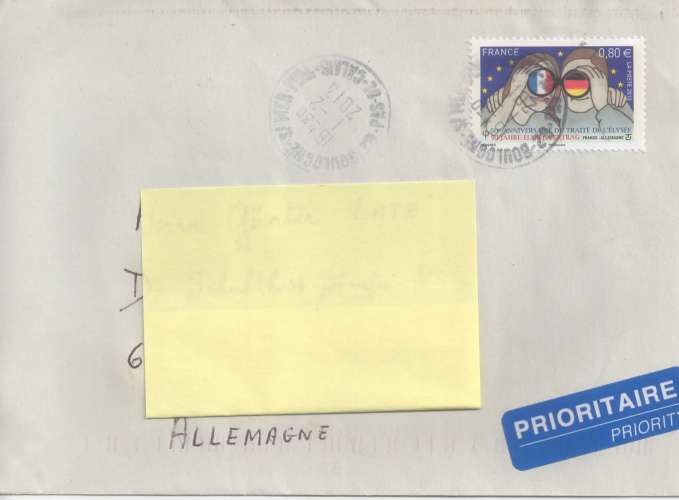 FRANCE  LETTRE 2013  VOIR SCAN