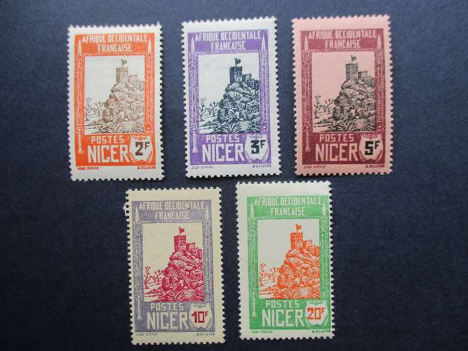 Niger y & t 48 au 52 * 1926
