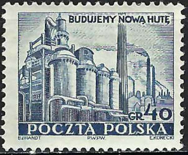 Pologne - 1951 - Y & T n° 602 - MH