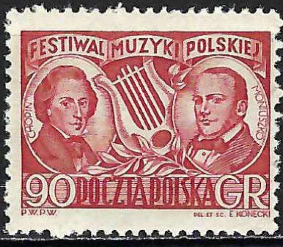 Pologne - 1951 - Y & T n° 624 - MNH