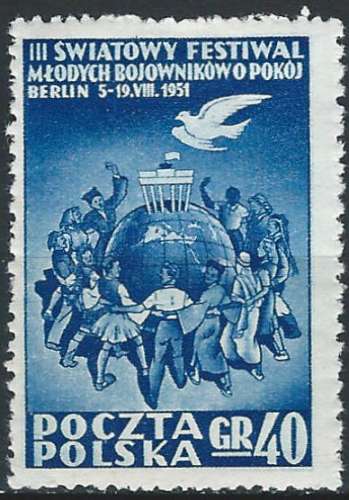 Pologne - 1951 - Y & T n° 615 - MH