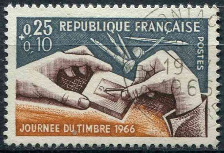 FRANCE 1966 OBLITERE N° 1477 Journée du timbre